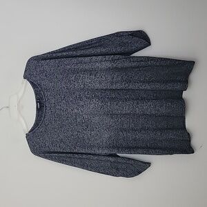 Premise Studio Woman Gray Variegated Pullover Dolman Sleeves XXL